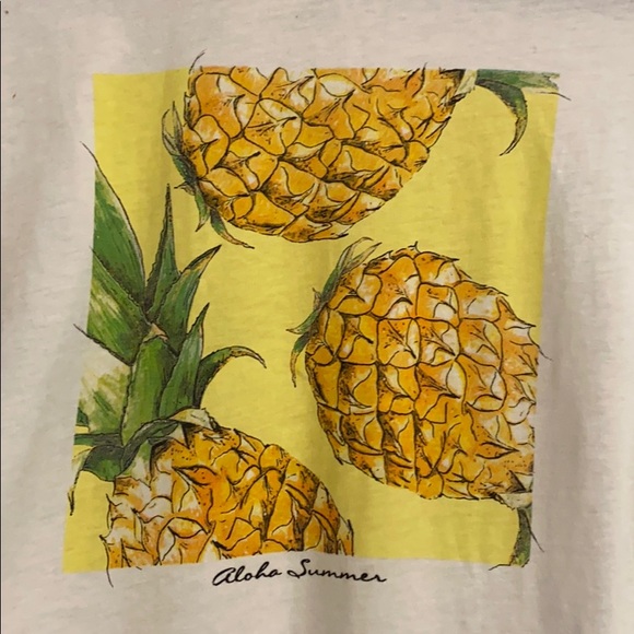 White Pineapple T-Shirt - Picture 2 of 2